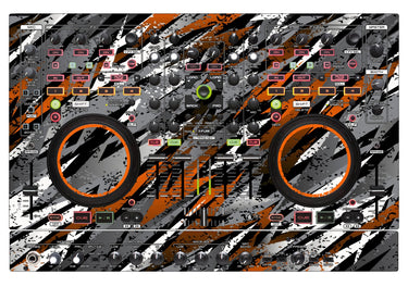 Denon DJ MC 6000 MK2 Skin Sparkasm Orange